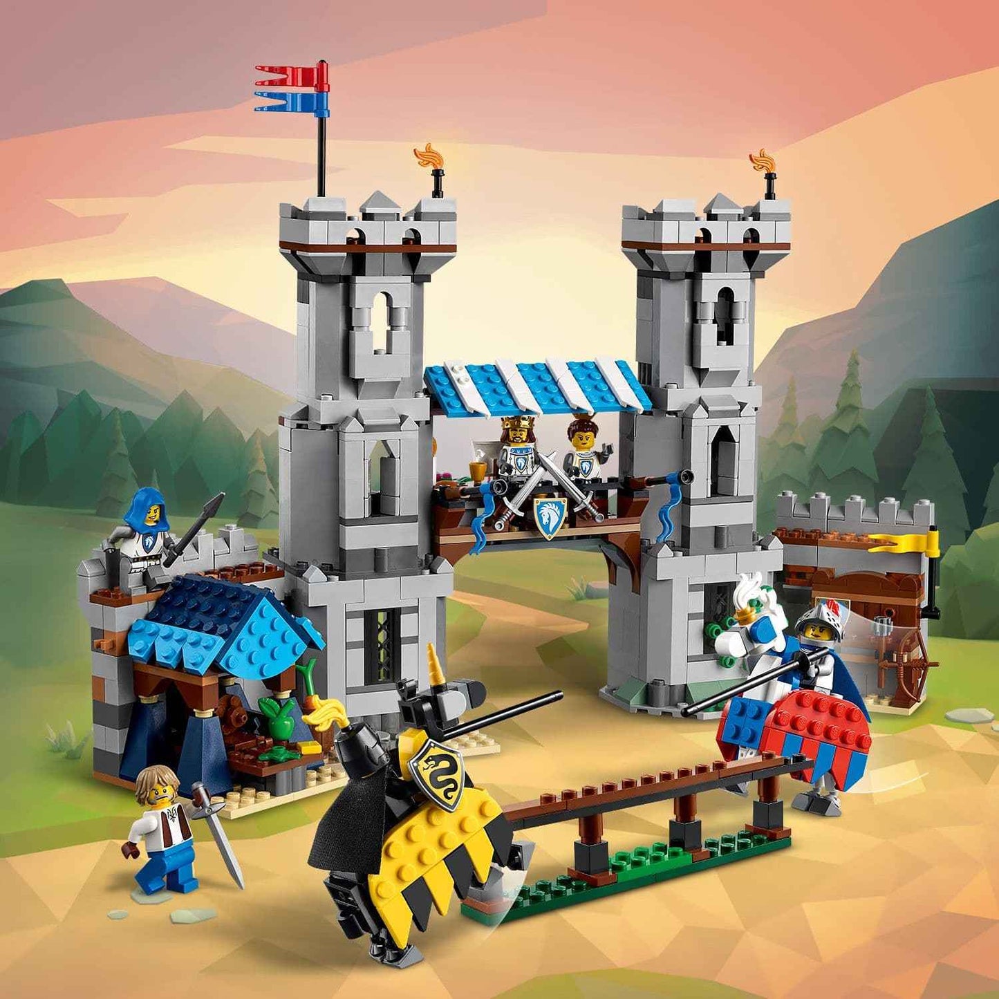 Lego Medieval Castle Set - Creator Medieval Horse Knight Castle Toys & Games > Toys > Construction Toys > Interlocking Blocks > LEGO > LEGO Creator