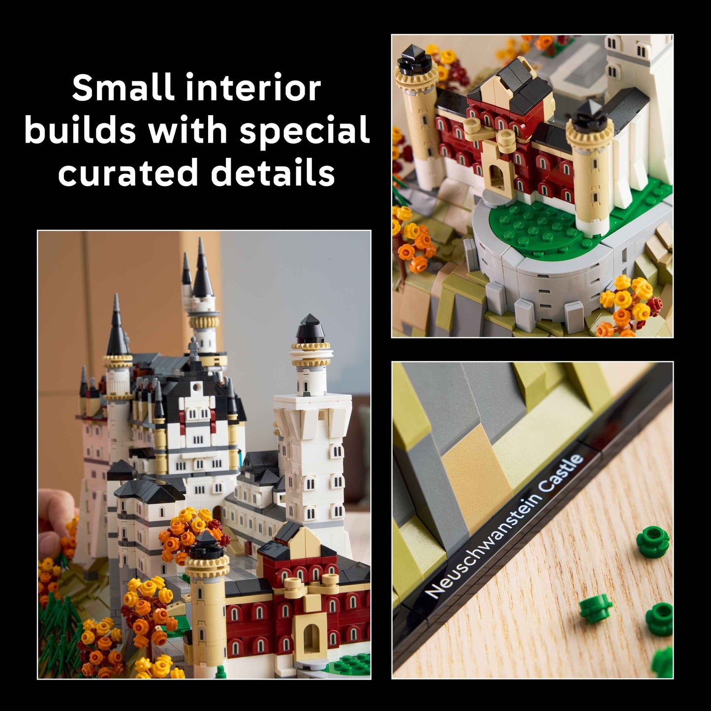 Lego Neuschwanstein Castle Set - Iconic Building Block Model for Architecture Enthusiasts Toys & Games > Toys > Construction Toys > Interlocking Blocks > LEGO > Other LEGO Sets
