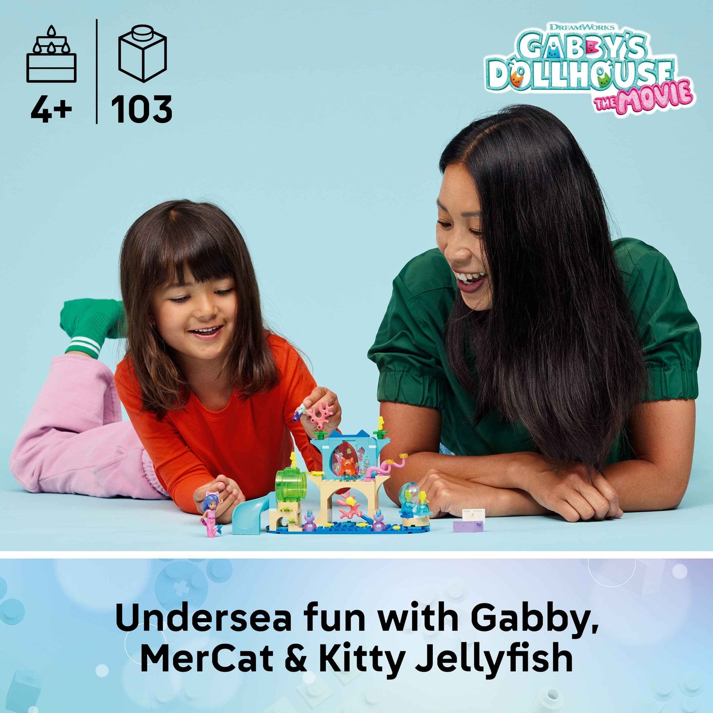 Lego Gabby's Aquarium Adventure - Explore the Magical Underwater Realm Toys & Games > Toys > Construction Toys > Interlocking Blocks > LEGO > LEGO Gabby's Dollhouse