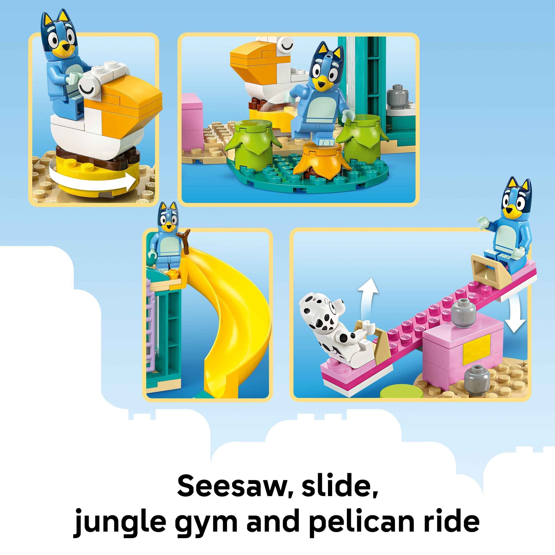 Lego Bluey Playground Set - Adventure and Fun with Bluey and Chloe Toys & Games > Toys > Construction Toys > Interlocking Blocks > LEGO > Other LEGO Sets