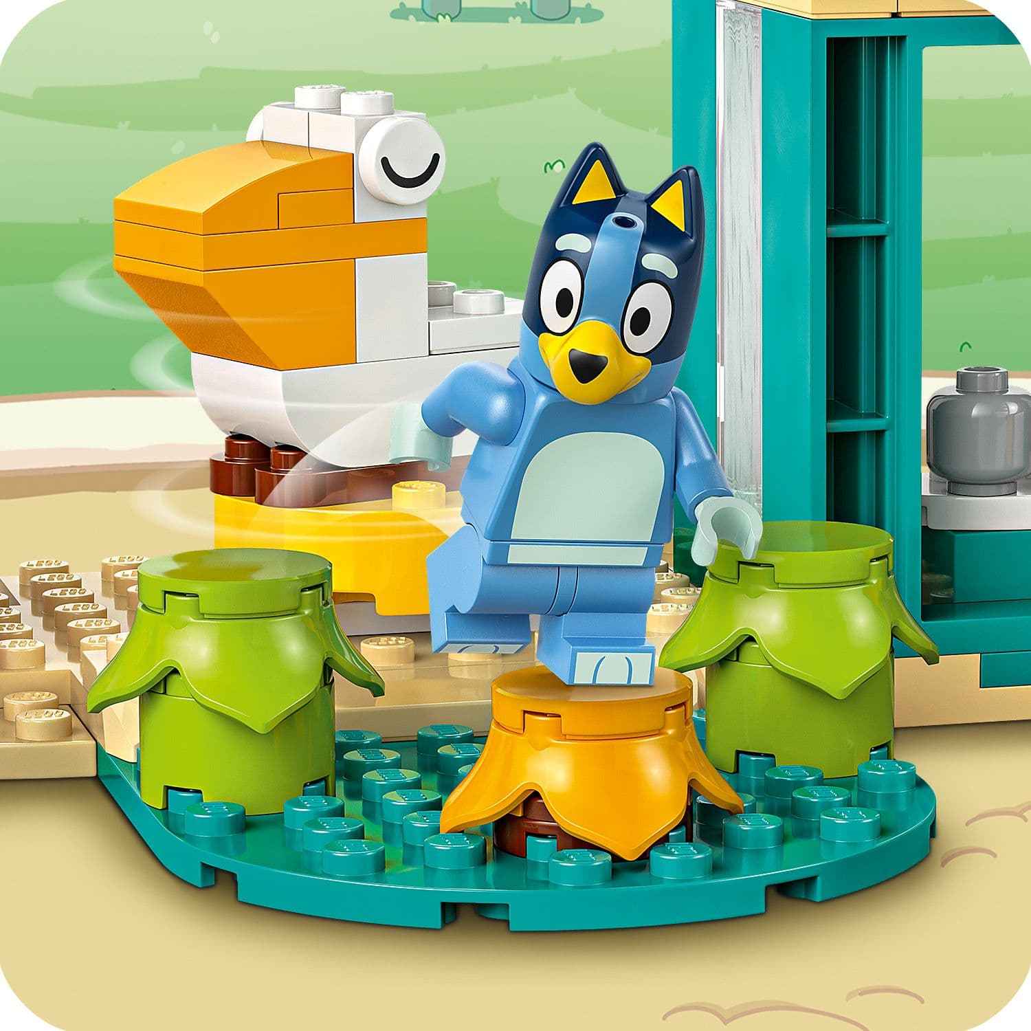 Lego Bluey Playground Set - Adventure and Fun with Bluey and Chloe Toys & Games > Toys > Construction Toys > Interlocking Blocks > LEGO > Other LEGO Sets