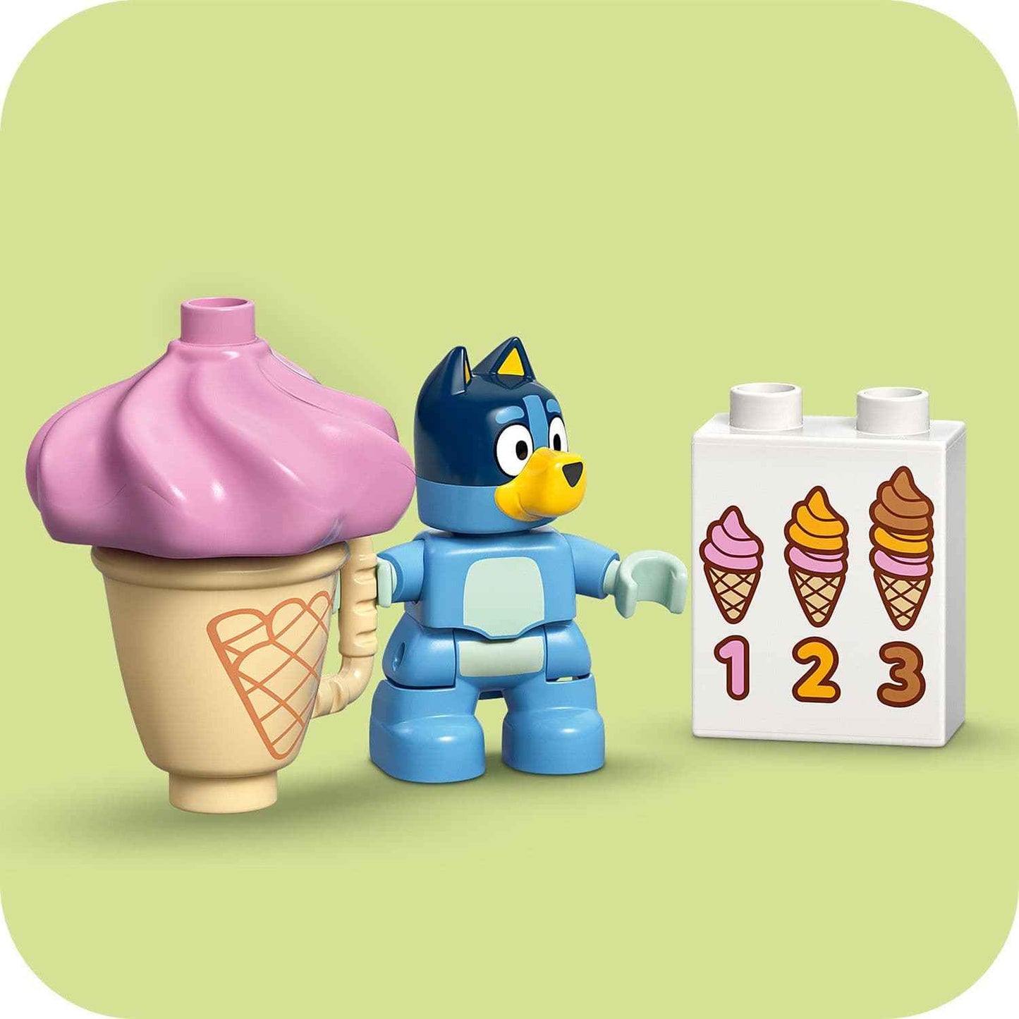 Duplo Bluey Ice Cream Trip Set Toys & Games > Toys > Construction Toys > Interlocking Blocks > LEGO > LEGO Duplo