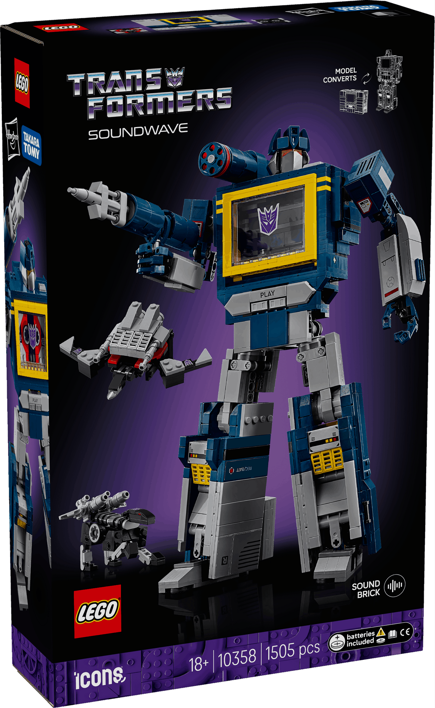 Lego Transformers Soundwave: Ultimate Collectible Build and Transform Set Toys & Games > Toys > Construction Toys > Interlocking Blocks > LEGO > LEGO Icons