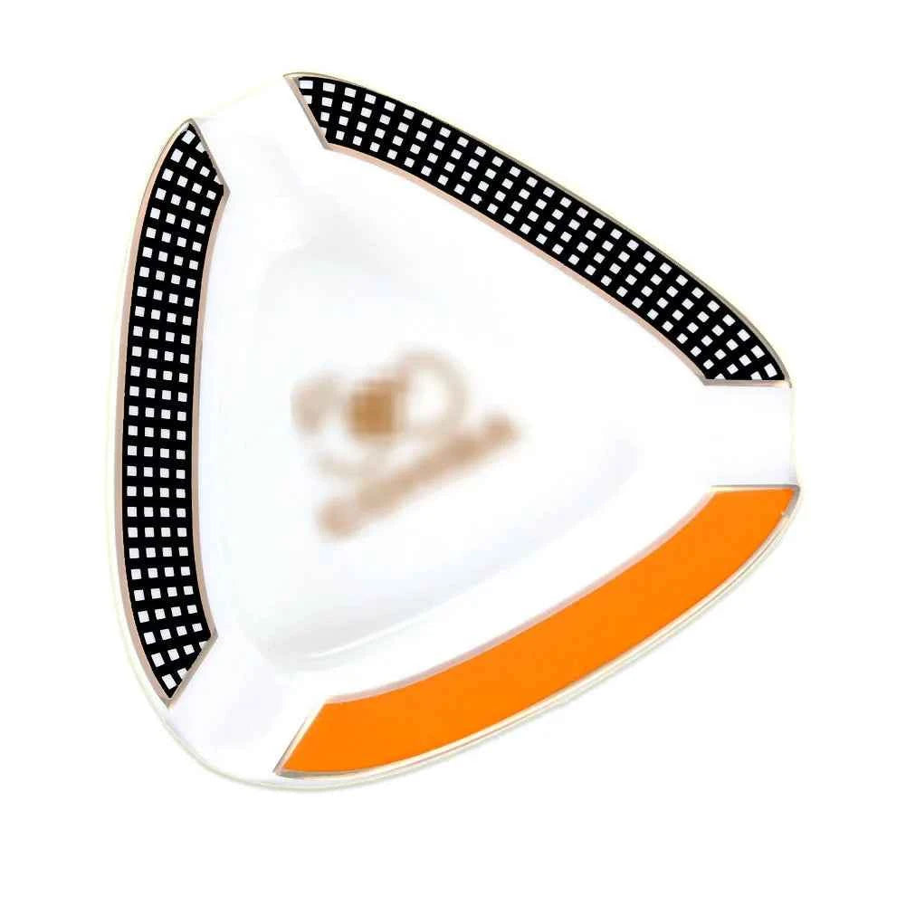 Galiner Ceramic Cigar Ashtray - Portable 3 Holder Design black