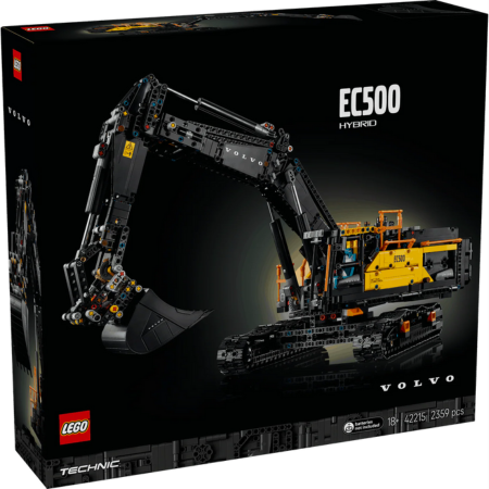 Lego Technic Volvo EC500 Excavator - Build Your Own Hybrid Excavator Model Toys & Games > Toys > Construction Toys > Interlocking Blocks > LEGO > LEGO Technic