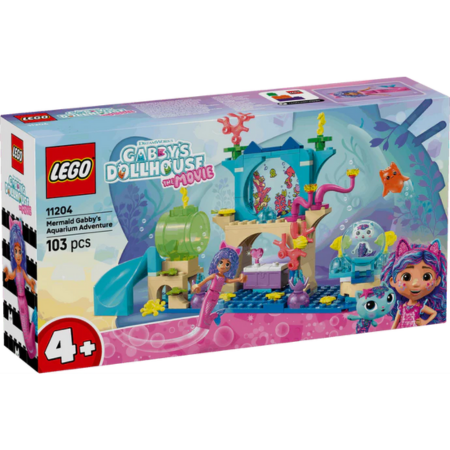 Lego Gabby's Aquarium Adventure - Explore the Magical Underwater Realm Toys & Games > Toys > Construction Toys > Interlocking Blocks > LEGO > LEGO Gabby's Dollhouse