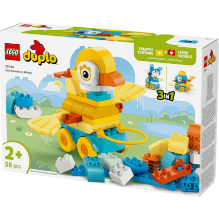 Duplo Town Animals on Wheels 3 in 1 Set Toys & Games > Toys > Construction Toys > Interlocking Blocks > LEGO > LEGO Duplo