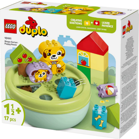 Duplo Shape Sorter Puppy House for Early Learning Fun Toys & Games > Toys > Construction Toys > Interlocking Blocks > LEGO > LEGO Duplo