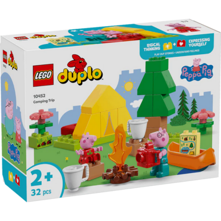 Duplo Peppa Pig Camping Set for Fun Adventures Toys & Games > Toys > Construction Toys > Interlocking Blocks > LEGO > LEGO Duplo