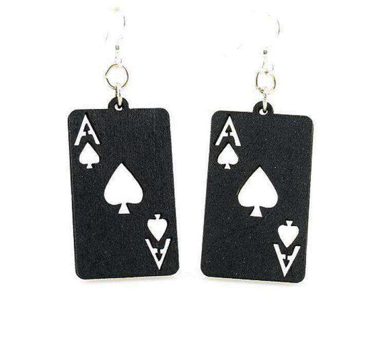 Ace of Spade Earrings - Stylish Statement Jewelry Earrings