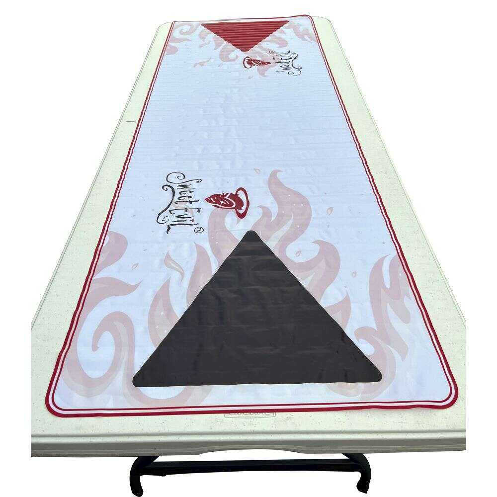 Beer Pong Table Mat Drinking Game - Strip Beer Pong Home & Garden