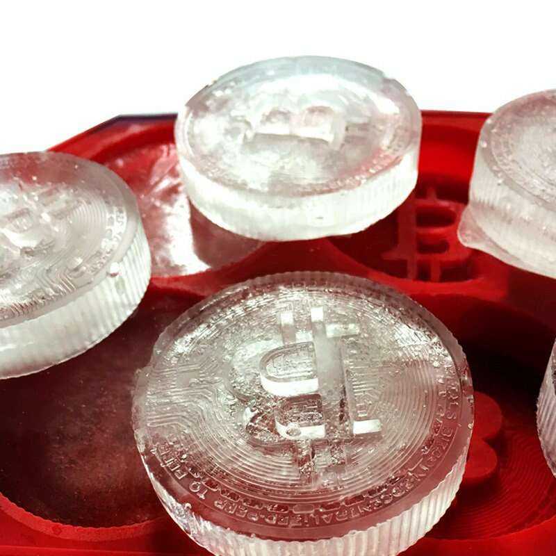 Bitcoin Ice Tray for Perfect Cryptocurrency-Themed Ice Cubes Kitchen