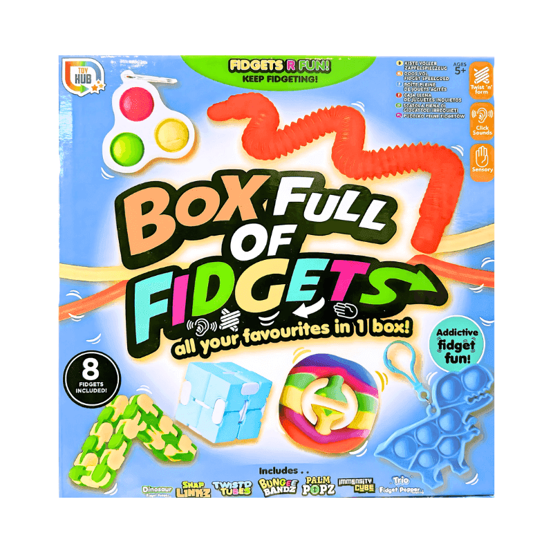 Box Full Of Fidgets for Stress Relief and Mindfulness Activities Fidget Toys