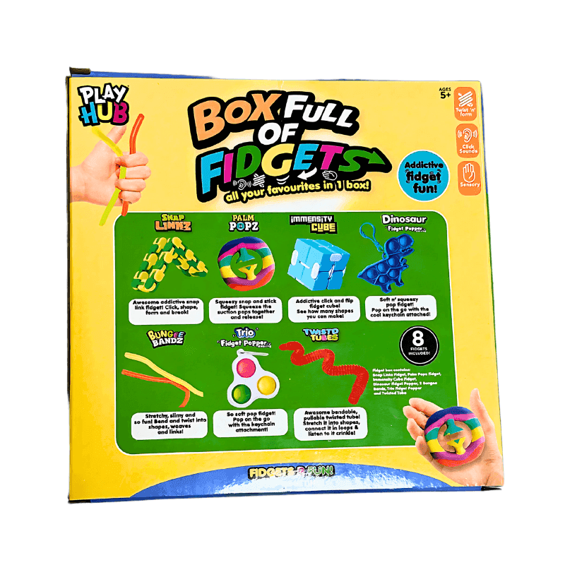 Box Full Of Fidgets for Stress Relief and Mindfulness Activities Fidget Toys