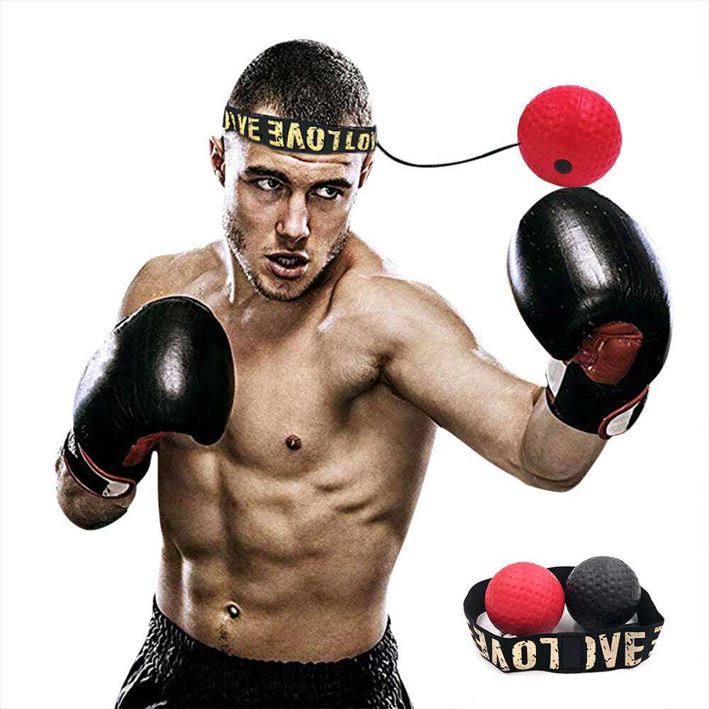Boxing Reflex Ball Speed Ball with Headband Sports & Outdoors