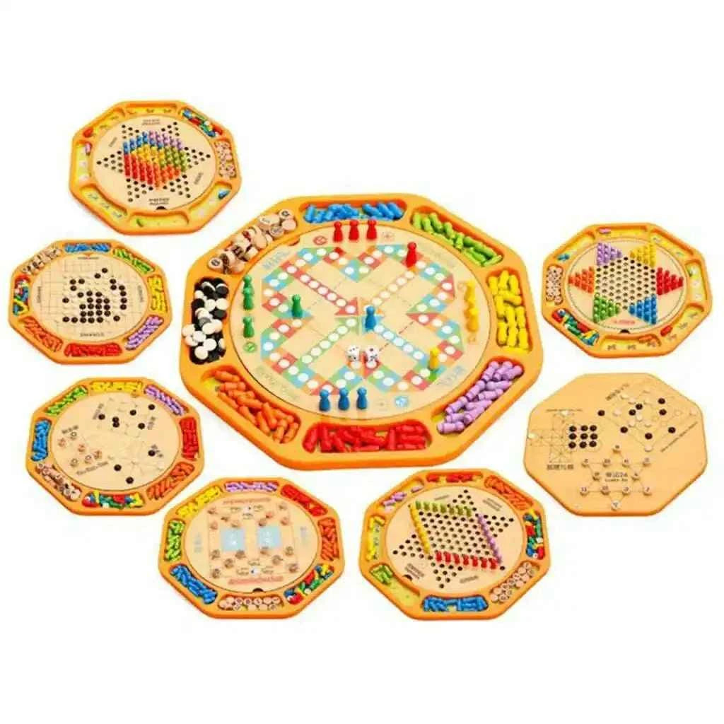 Chinese Checkers Flying Chess for Kids - Cute Pet Cognitive Ability Game Default Title