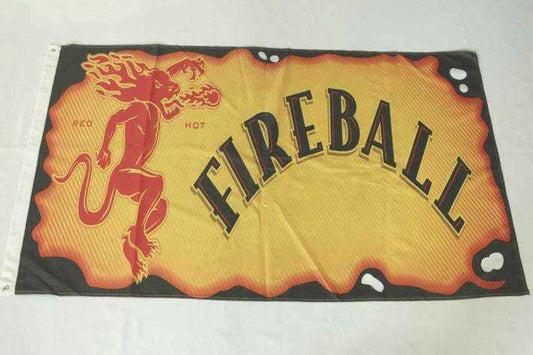 Cinnamon Whisky Fireball Flag 3ft x 5ft Home & Garden