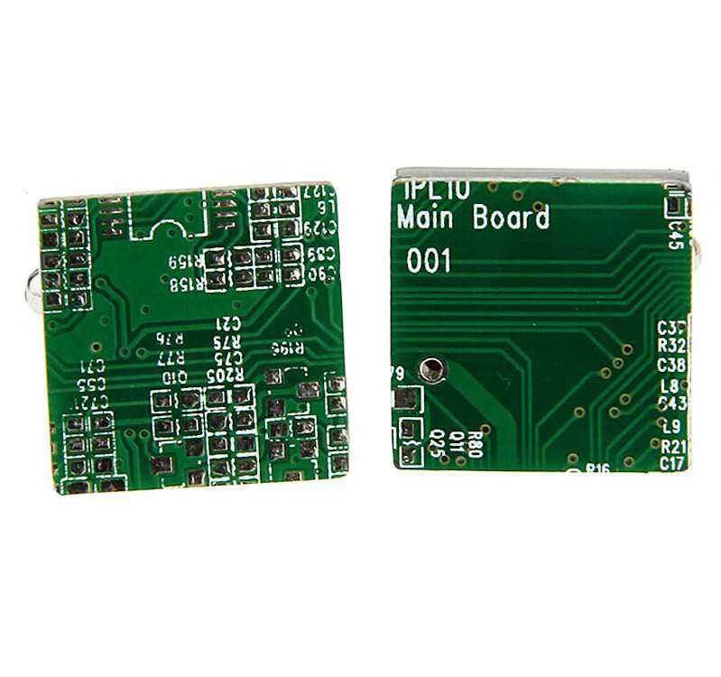 Circuit Board Cufflinks for Tech Enthusiasts and Professionals Cufflinks