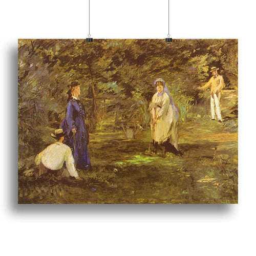 Croquet Party by Manet Poster Print Home & Garden
