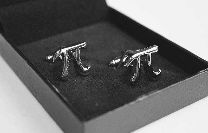 π Cufflinks - Chic Accessories for Math Lovers and Professionals Cufflinks