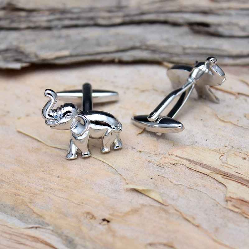 Elephant Cufflinks - Stylish Accessories for Elegant Outfits Cufflinks