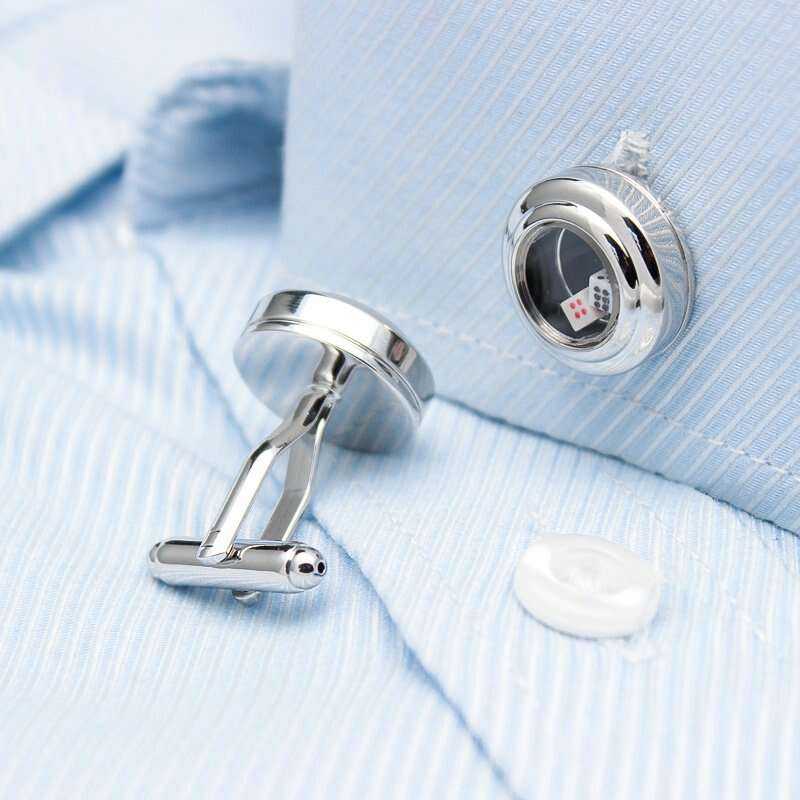 Dice Cup Cufflinks - Unique Accessory for Gamblers Cufflinks