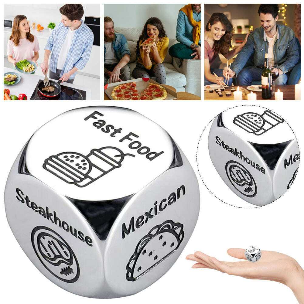 Funny Food Decision Dice for Couples Home & Garden