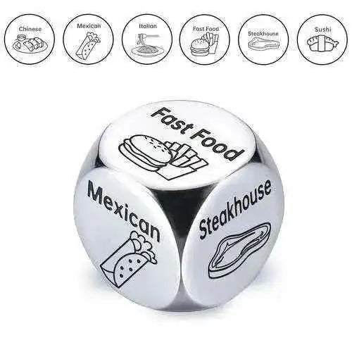 Funny Food Decision Dice for Couples Home & Garden