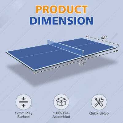Foldable Ping Pong Tabletop Conversion Board Garden