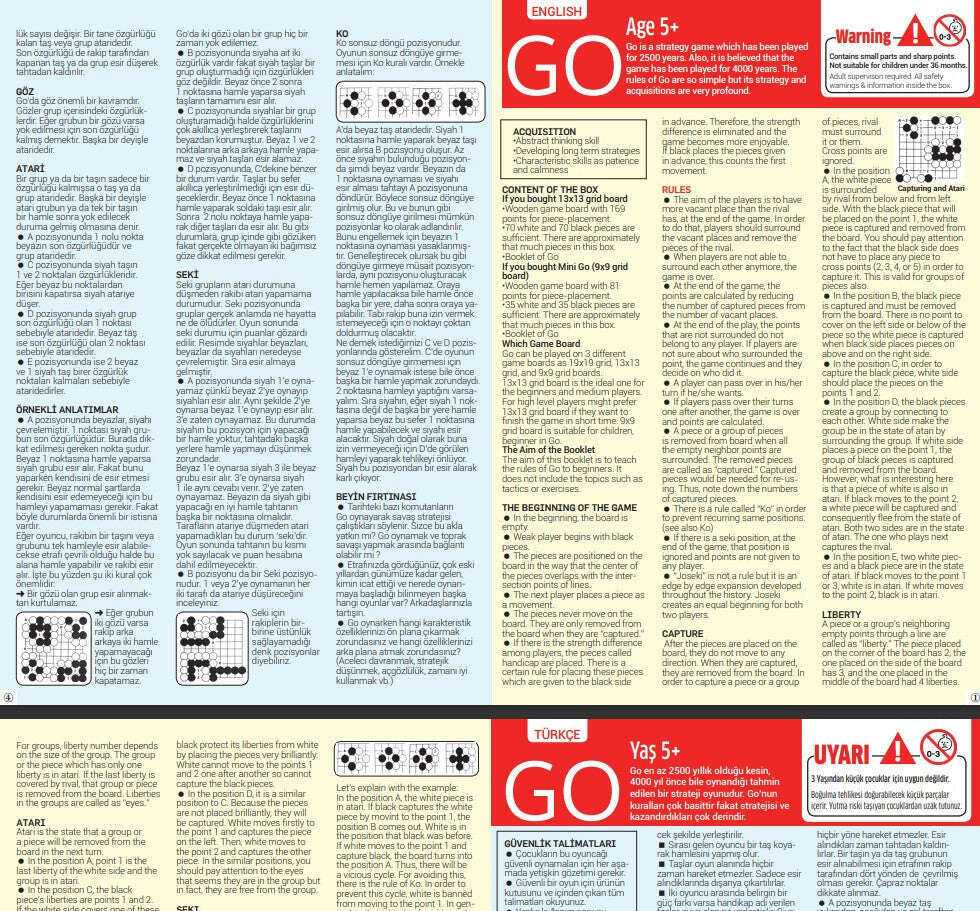 GO Wooden Game Board Toys