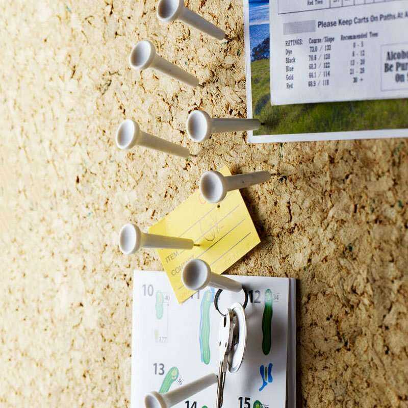 Golf Tee Pushpins – Perfect Decor for Golf Enthusiasts Home Decor