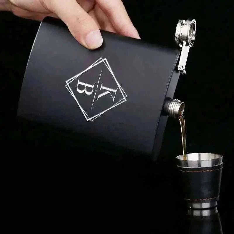 I Finally Quit Drinking Flask - Hilarious Gift for Sobriety Celebrations Drinkware