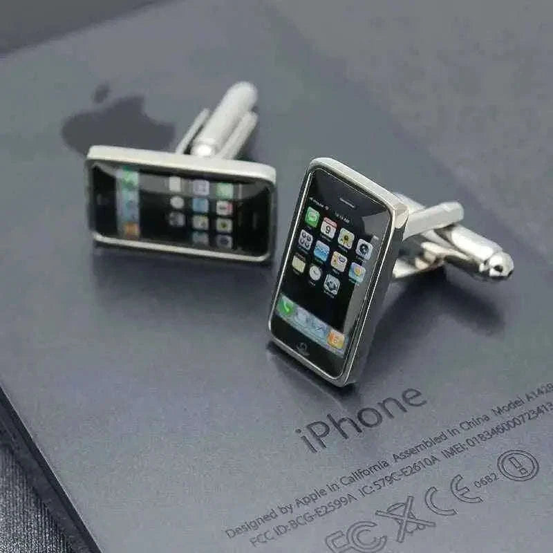 iPhone Cufflinks - Stylish iPhone Cufflinks for Tech Lovers Cufflinks