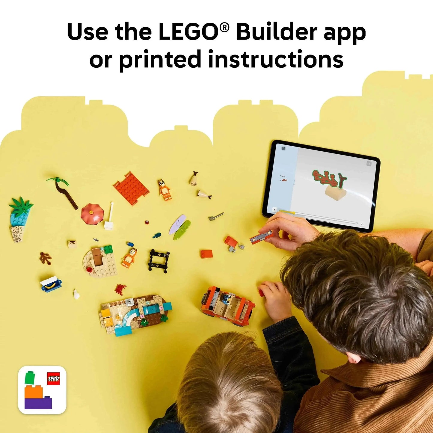 Lego Bluey's Beach & Family Car Trip Set for Fun-Filled Adventures Toys & Games > Toys > Construction Toys > Interlocking Blocks > LEGO > Other LEGO Sets