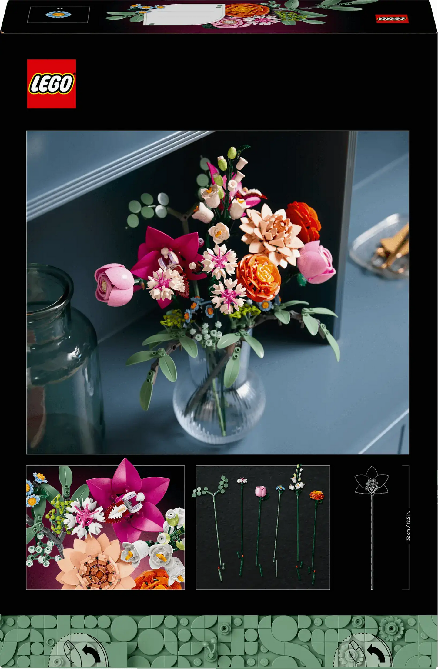 Lego Botanicals Pretty Pink Flower Bouquet Toys & Games > Toys > Construction Toys > Interlocking Blocks > LEGO > LEGO Flowers