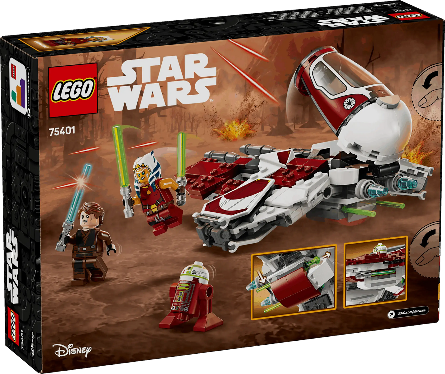 Lego Star Wars Ahsoka's Jedi Interceptor Toys & Games > Toys > Construction Toys > Interlocking Blocks > LEGO > LEGO Star Wars