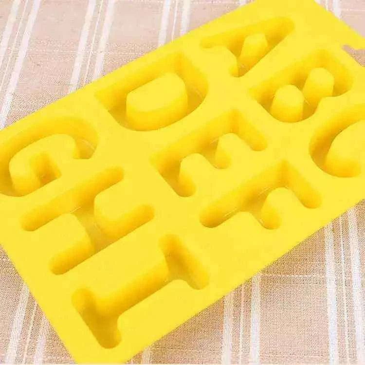 Letters Ice Cube Tray for Fun and Creative Drinks Home Decor