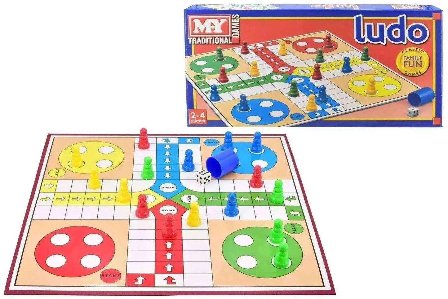 Ludo - Classic Fun for Family and Friends Toys & Games > Games > Board Games