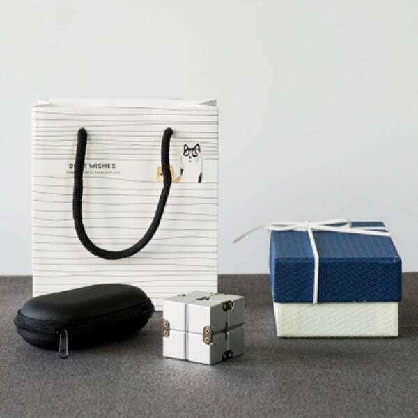 Metal Fidget Cube for Stress Relief and Focus Enhancement Home & Garden