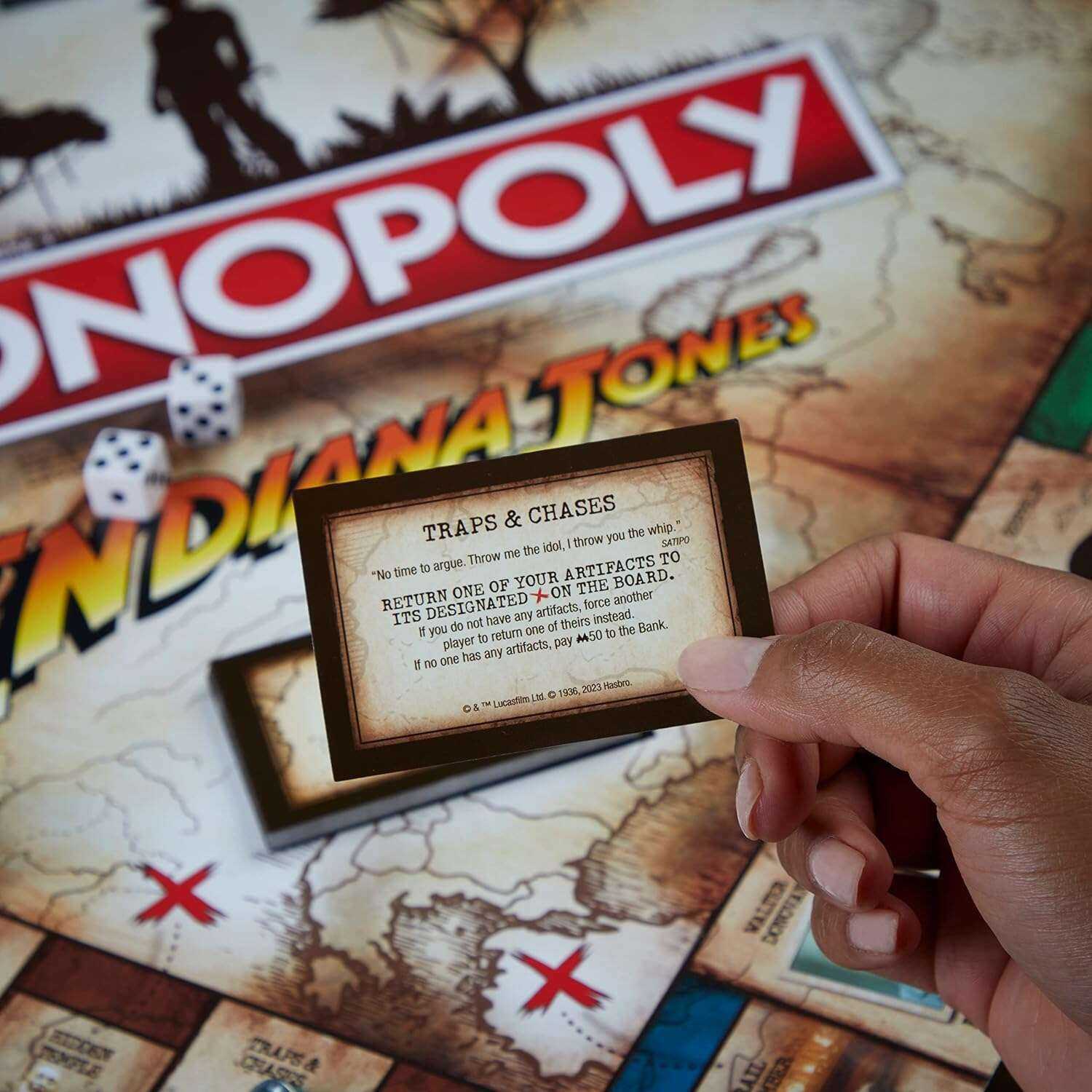 Monopoly Indiana Jones - Adventure and Strategy Board Game