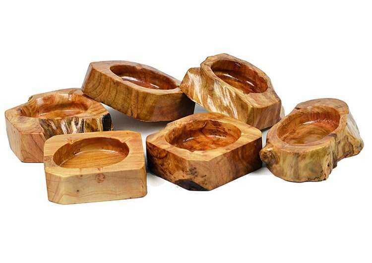 Natural Wooden Ashtray for Stylish Smoking Experience Kitchen