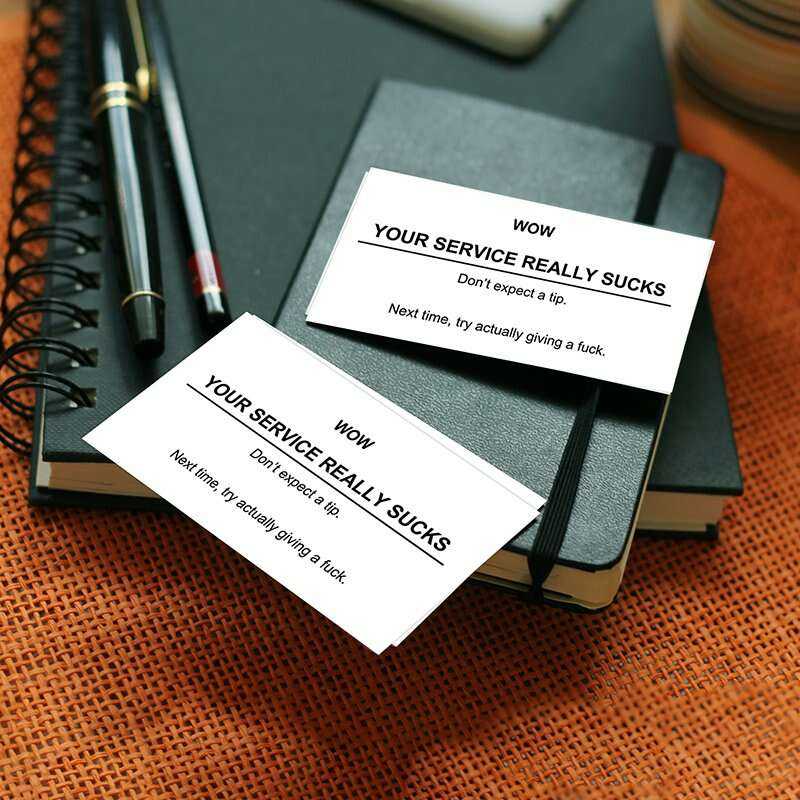No Tip Card - Simplify Gratuity Decisions Home Decor