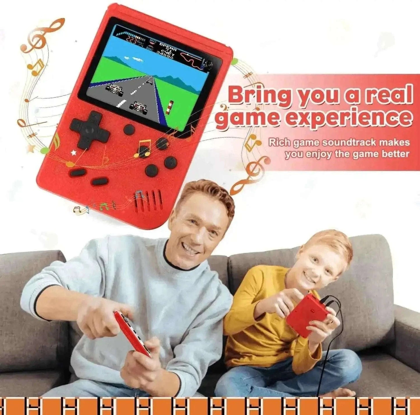 Retro Portable Mini Handheld Video Game Console Tech Accessories