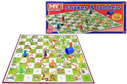 Snakes and Ladders Board Game - Classic Family Game for Endless Fun Toys & Games > Games > Board Games