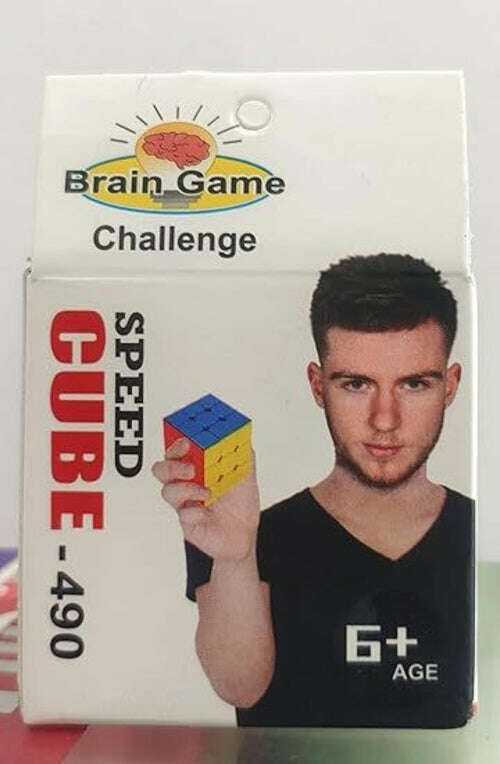 Speed Cube - High-Speed Puzzle for All Ages Fixed Multicolour Home & Garden