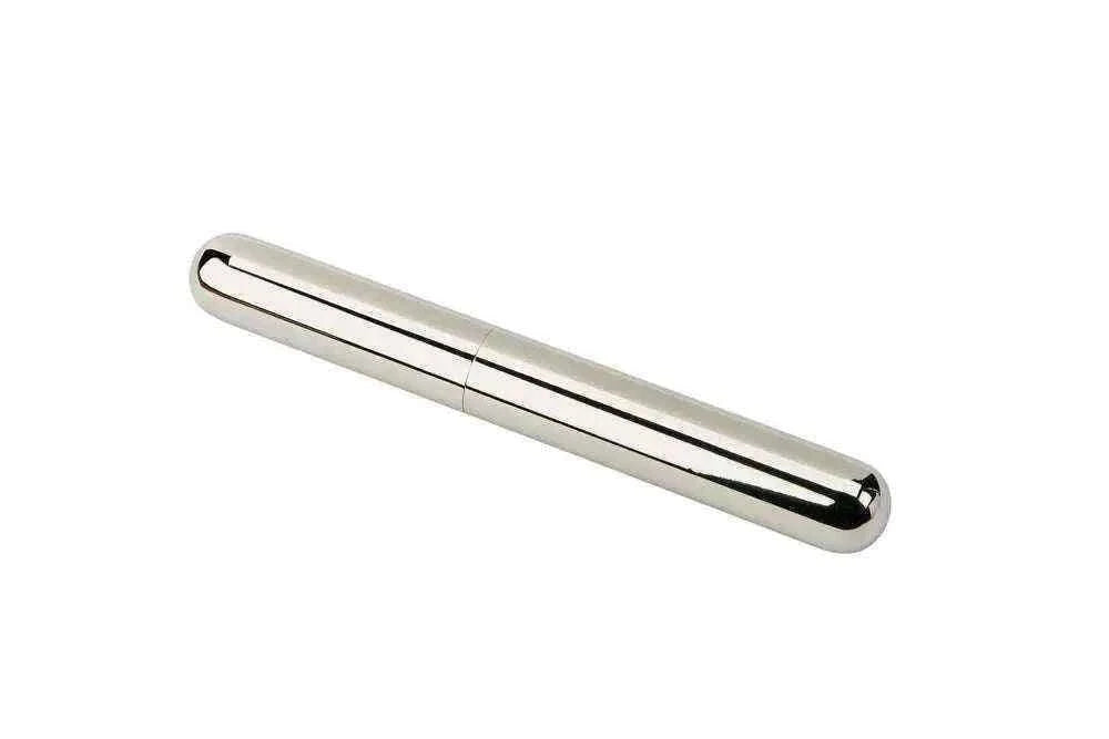 Stainless Steel Cigar Tube with Black Pouch Home & Garden