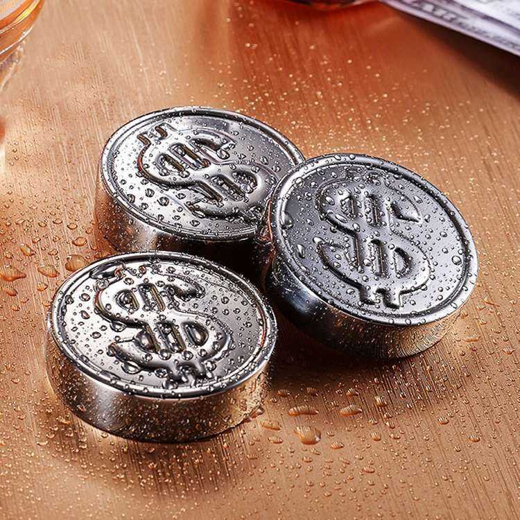 Stainless Steel Coin Ice Cubes for Chilling Drinks Without Dilution Home & Garden
