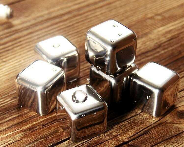 Stainless Steel Ice Cubes for Effortless Chilling Kitchen