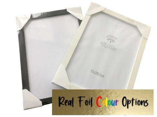 Tarot Card Foil Prints White/Gold - Set of 4 Home Decor