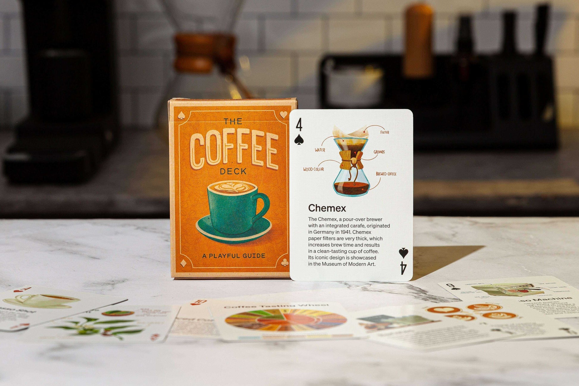The Coffee Deck: Playing Cards Full of Facts about Coffee for Coffee Lovers Gifts